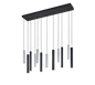 Civeto LED pendant 12-pc matt black — 373511232