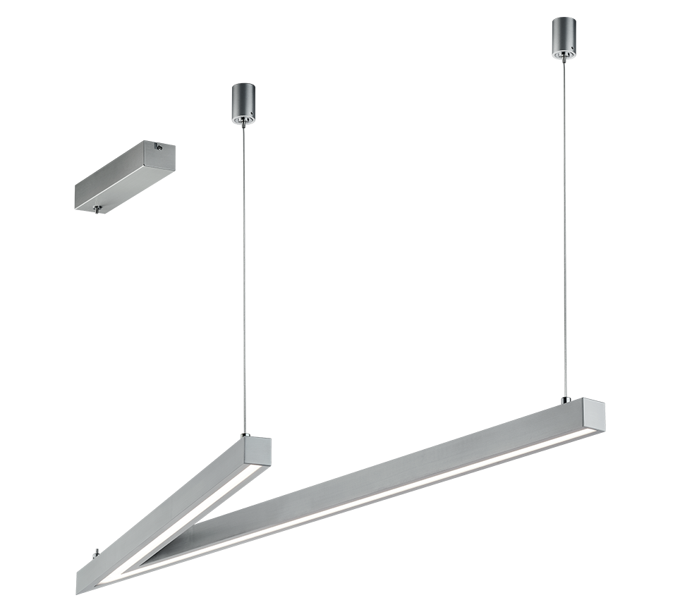 Cicanto LED pendant brushed steel — 375010107