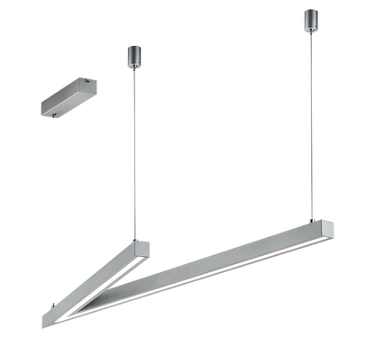 Cicanto LED pendant brushed steel — 375010107