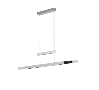 Trajan LED pendant brushed aluminium/black — 375310505