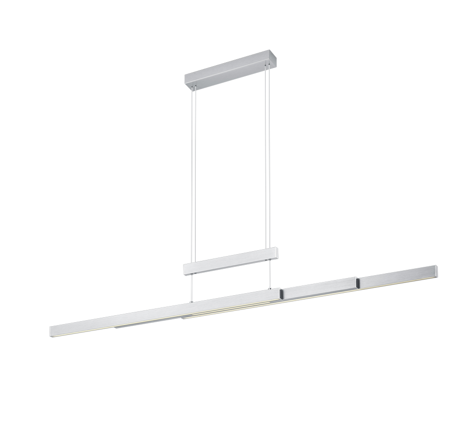 Trajan LED pendant brushed steel — 375310507