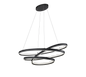 Ciola LED pendant matt black — 377210132