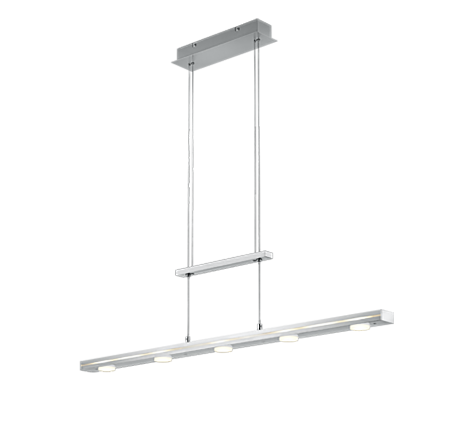 Lacal LED pendant brushed steel — 379190707
