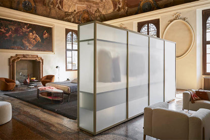 Pianca Teatro Wood-Back Wardrobe Modules | Pianca