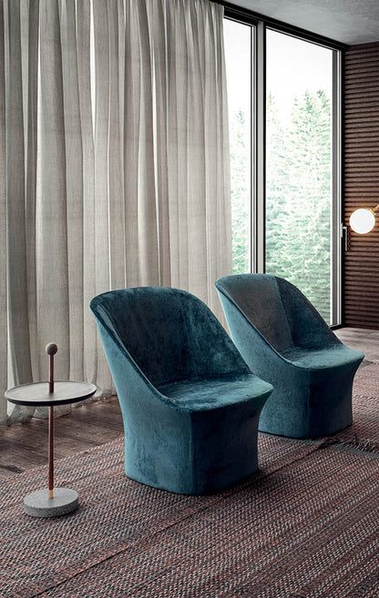 Pianca Esse Lounge Armchair and Pouf | Pianca