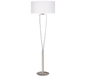 Paris II floor lamp E27 brushed steel — 400200107