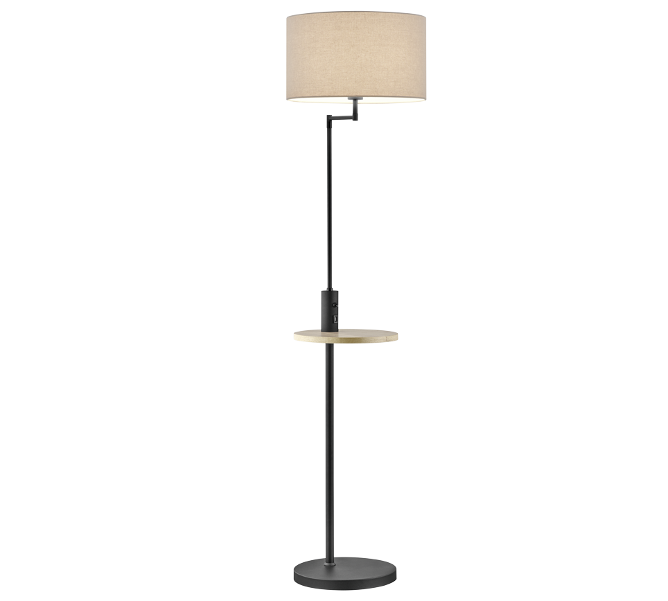 Claas floor lamp E27 matt black — 400400132