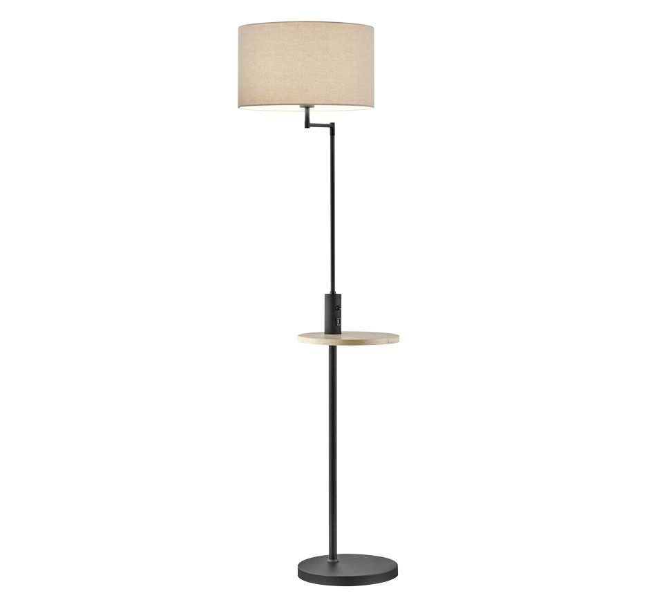 Claas floor lamp E27 matt black — 400400132