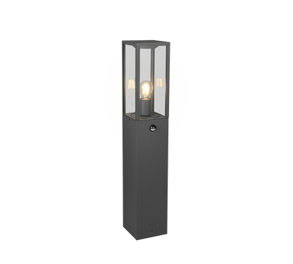 Garonne pole lamp E27 80 cm anthracite motion sensor — 401869142