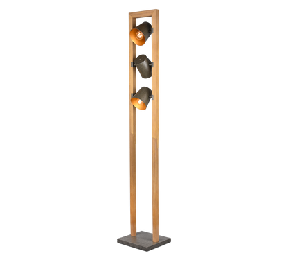 Bell floor lamp 3xE14 antique steel — 401900367