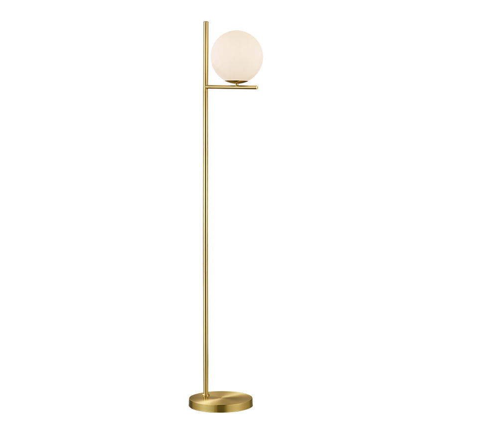 Pure floor lamp E14 matt brass — 402000108