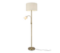 Hotel floor lamp E27+E14 matt brass — 403900208