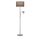 Hotel floor lamp E27+E14 grey — 403900211
