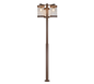 Sambesi pole lamp 240 cm 3xE27 rustic dusk sensor — 404160324