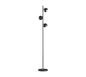 Dakota floor lamp 3xG9 matt black/gold — 404600332