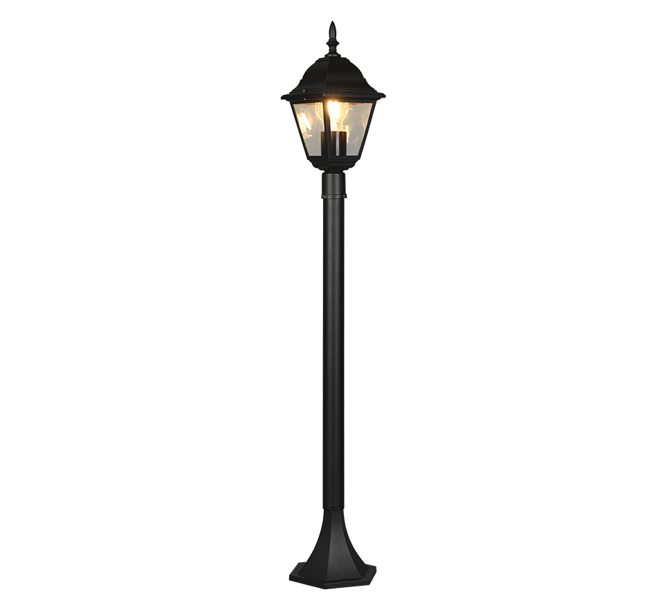 Livenza pole lamp 1-pc 100 cm E27 matt black — 405760132
