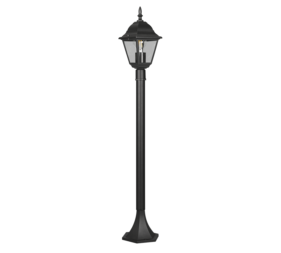 Livenza pole lamp 1-pc 100 cm E27 matt black — 405760132