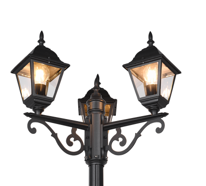 Livenza pole lamp 3-pc 200 cm E27 matt black — 405760332
