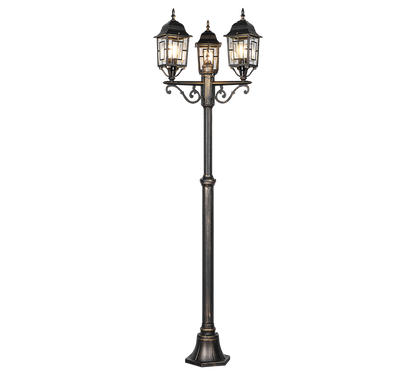 Volturno pole lamp 3-pc 200 cm E27 antique rust — 405960328