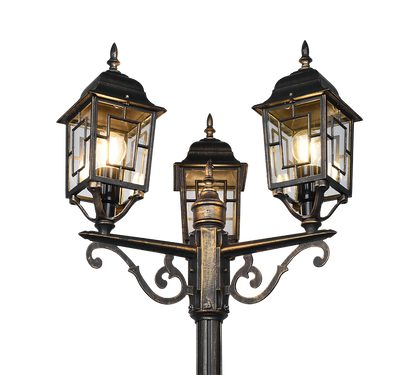Volturno pole lamp 3-pc 200 cm E27 antique rust — 405960328
