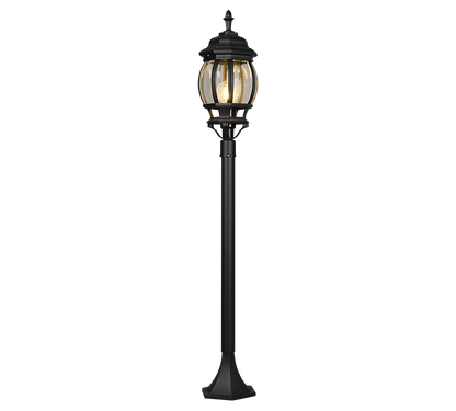 Elvo pole lamp 1-pc 100 cm E27 matt black — 406960132