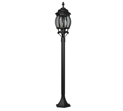 Elvo pole lamp 1-pc 100 cm E27 matt black — 406960132