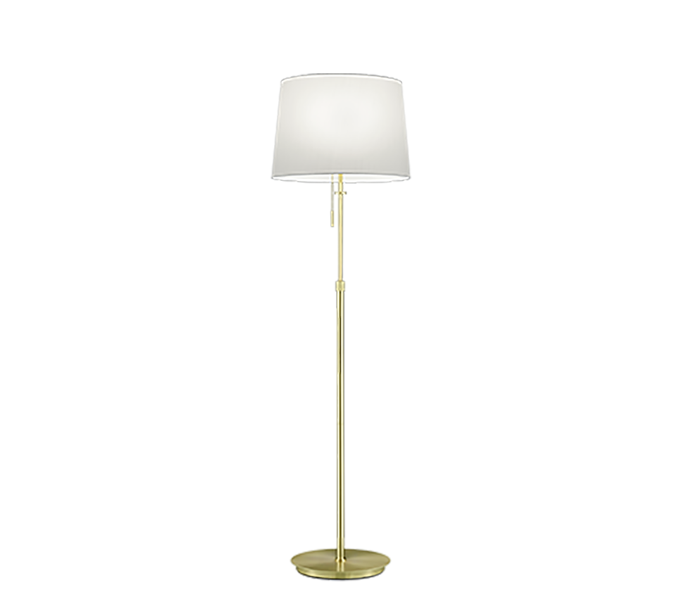 Lyon floor lamp 3xE27 matt brass — 409100308