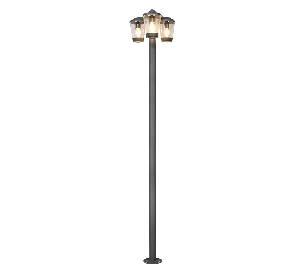 Cavado pole 240 cm 3xE27 anthracite — 411060342