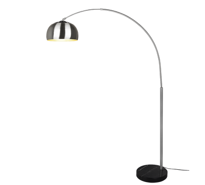 Argentina floor lamp E27 brushed steel — 411700107