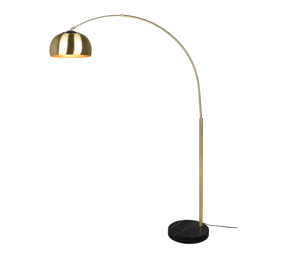Argentina floor lamp E27 matt brass — 411700108