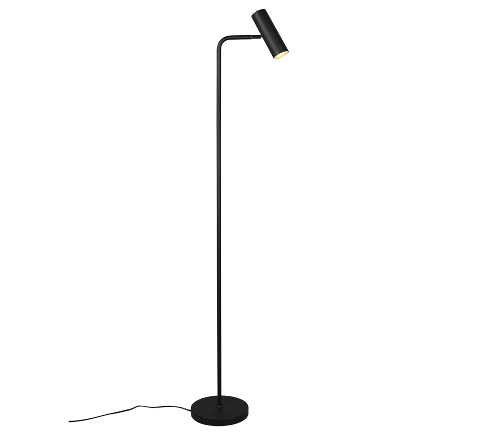 Marley floor lamp GU10 matt black — 412400132