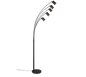 Marley floor lamp 5-pc GU10 matt black — 412400532