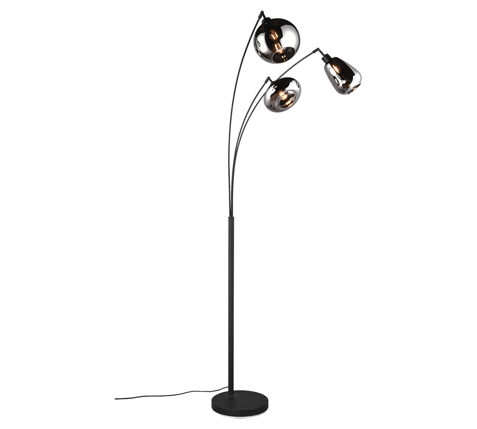 Lumina floor lamp 3-pc E14 matt black — 417000332