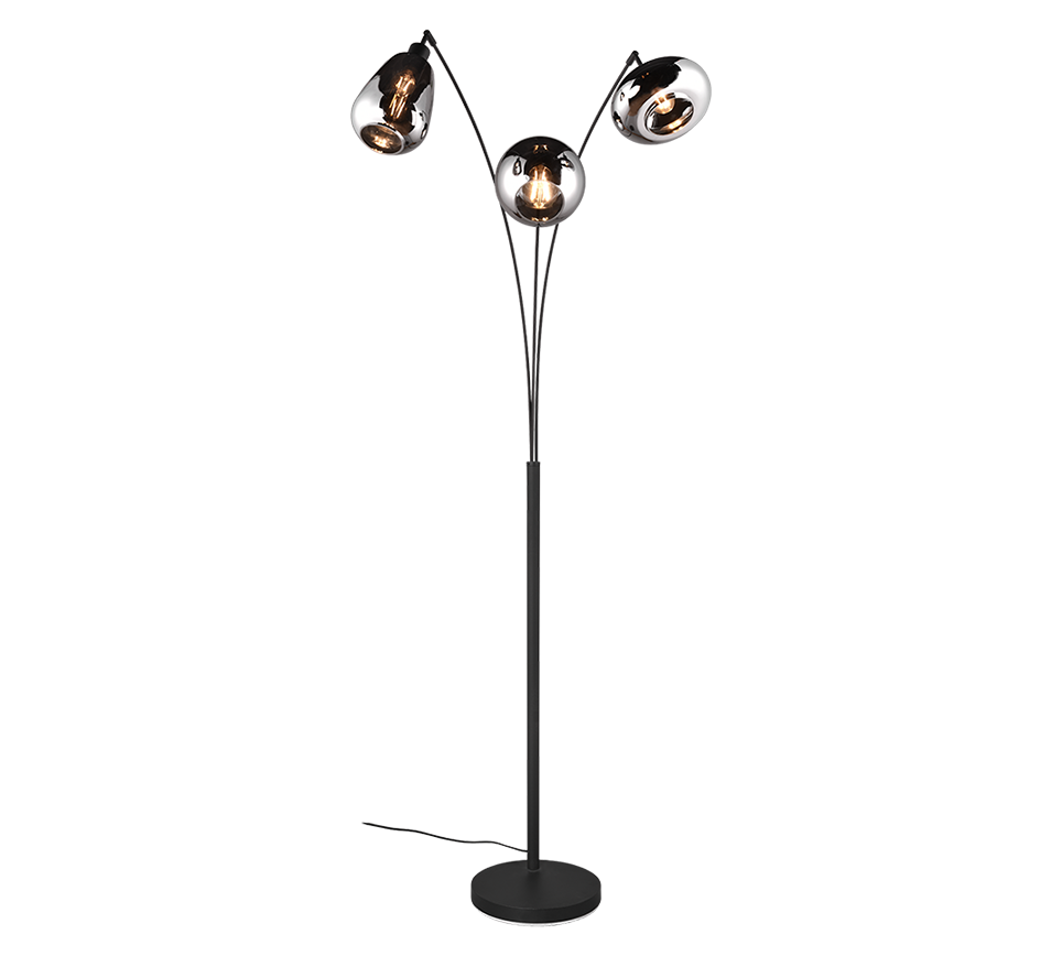 Lumina floor lamp 3-pc E14 matt black — 417000332