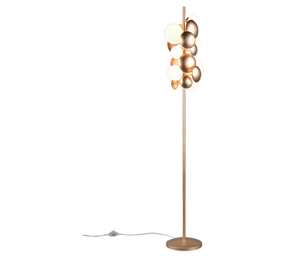 Bubble floor lamp 7xG9 matt brass — 417400779