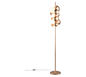 Bubble floor lamp 7xG9 matt brass — 417400779