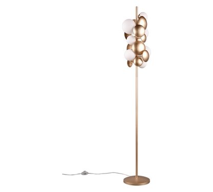 Bubble floor lamp 7xG9 matt brass — 417400779