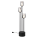 Barret floor lamp 3-pc E14 matt black/smoke — 417500354