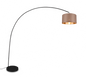 Mansur floor lamp E27 matt black/greige — 419200141