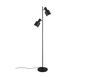 Agudo floor lamp 2xE27 matt black — 419400232
