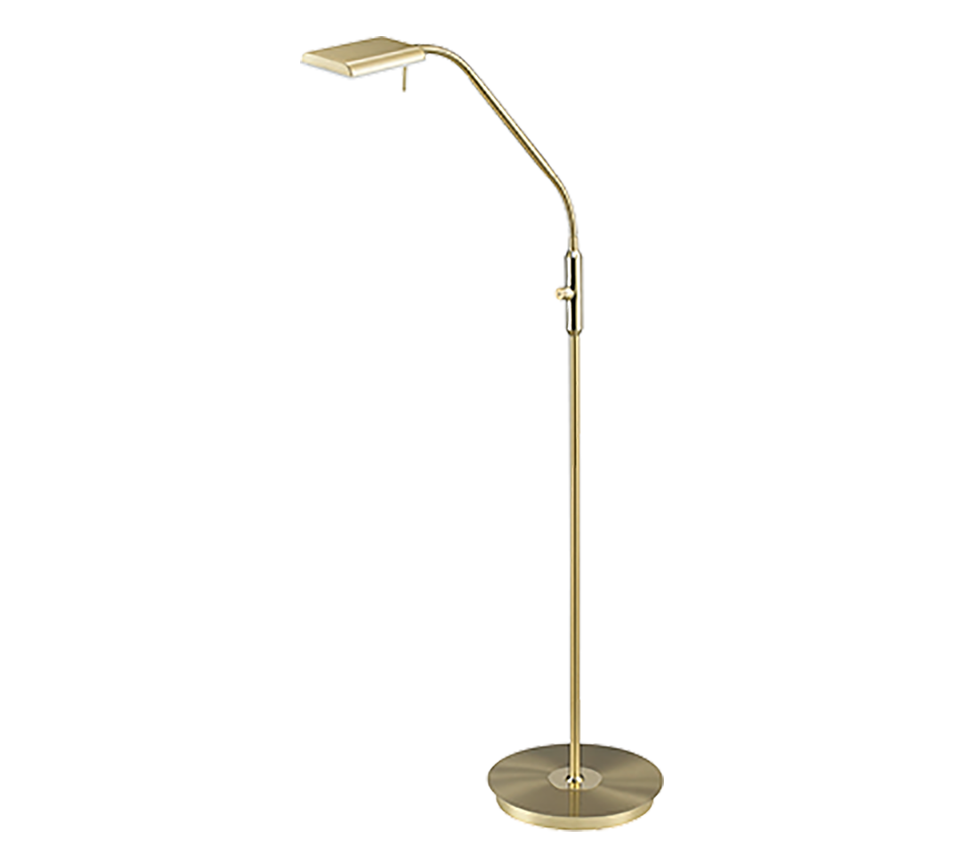 Bergamo LED floor lamp matt brass — 420910108
