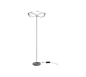 Charivari LED floor lamp brushed steel — 421210107