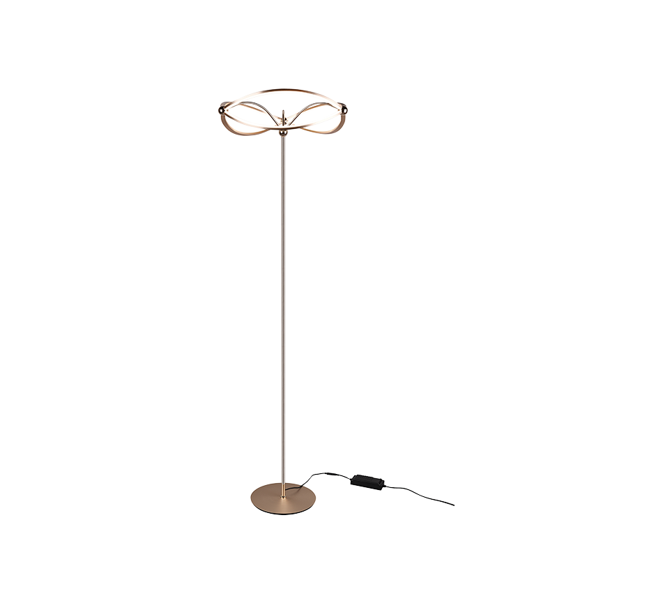 Charivari LED floor lamp matt brass — 421210108