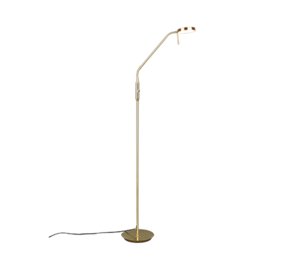 Monza LED floor lamp matt brass — 423310108