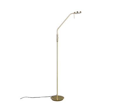 Monza LED floor lamp matt brass — 423310108