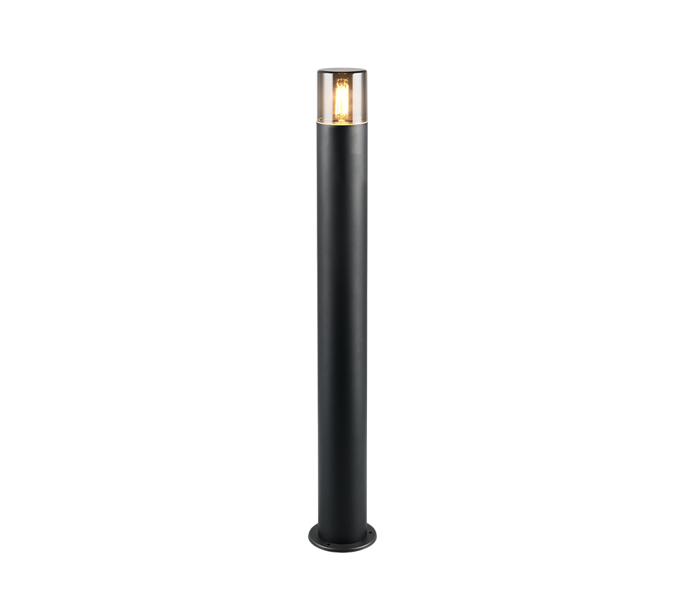 Hoosic pole lamp 80 cm E27 matt black — 424060132