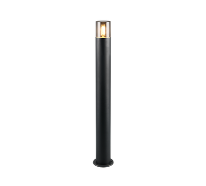 Hoosic pole lamp 80 cm E27 matt black — 424060132