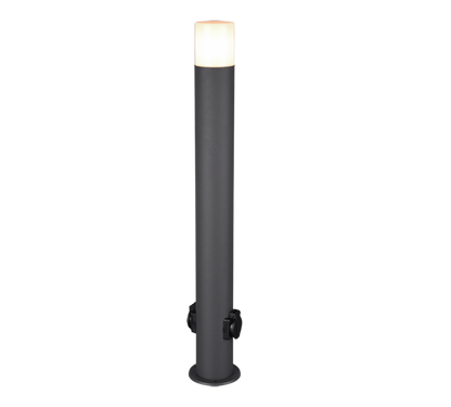 Hoosic pole 80 cm E27 anthracite with socket — 424067142