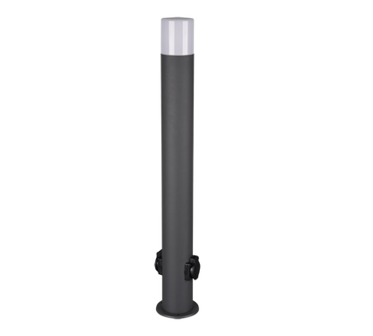 Hoosic pole 80 cm E27 anthracite with socket — 424067142