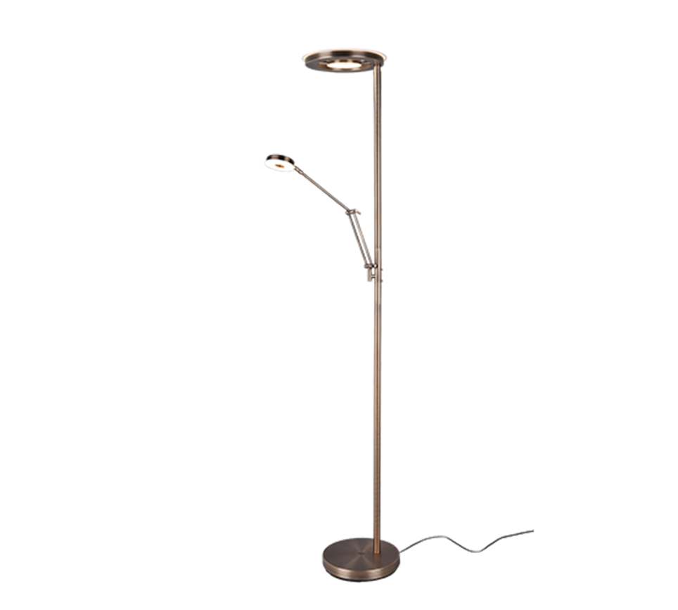 Barrie LED floor lamp brass — 424210304